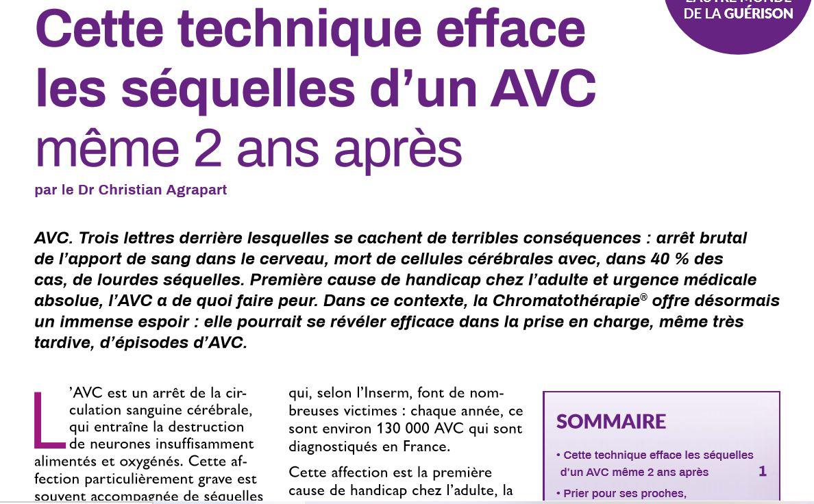 Article Christian Agrapart : AVC